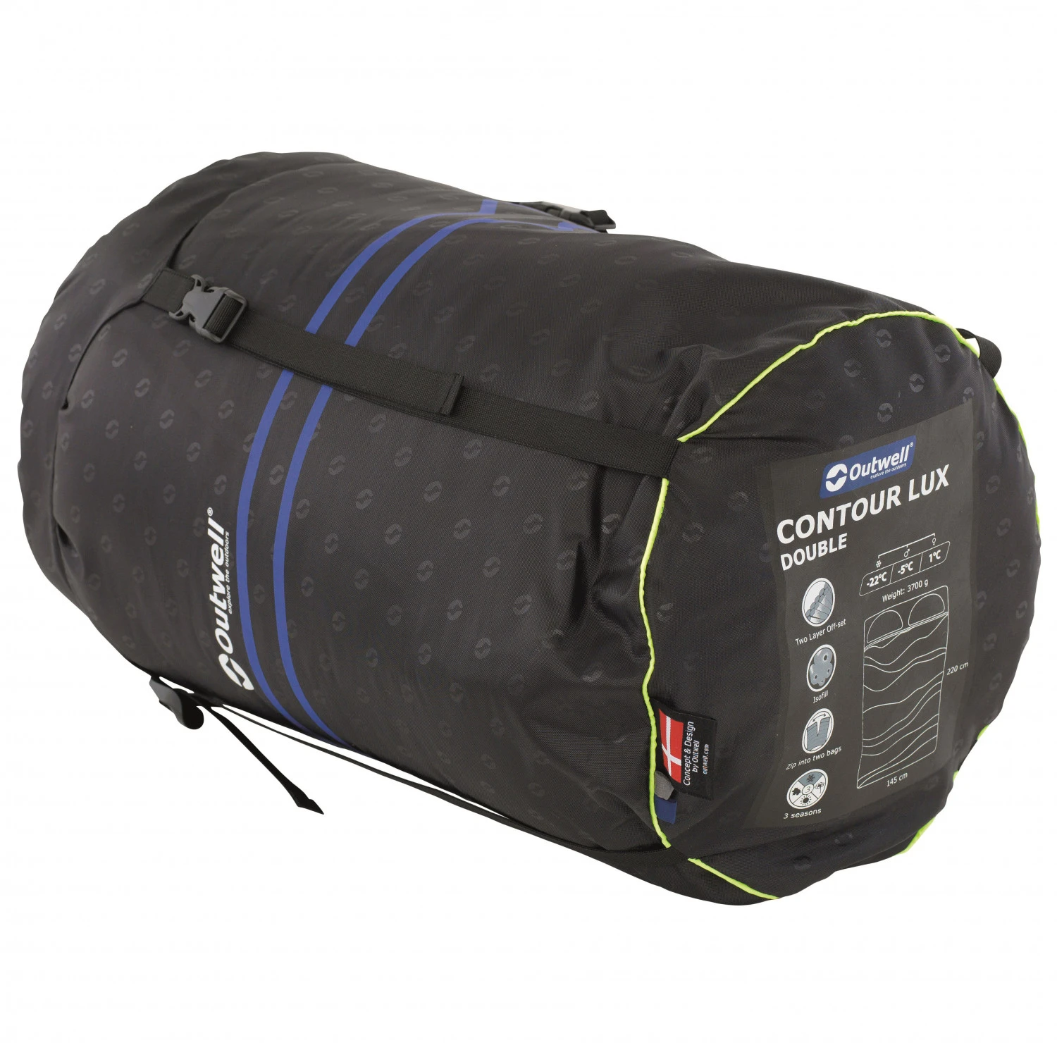 Outwell Contour Lux - Kunstfaserschlafsack 9 Outwell Contour Lux - Kunstfaserschlafsack – Bild 9