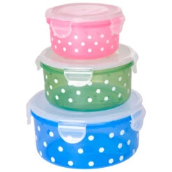 Rice Plastic Round Food Boxes - Essensaufbewahrung