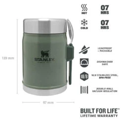 Stanley Classic Food Jar - Essensaufbewahrung 9 Stanley Classic Food Jar - Essensaufbewahrung -Primus Verkäufe stanley classic food jar essensaufbewahrung detail 4