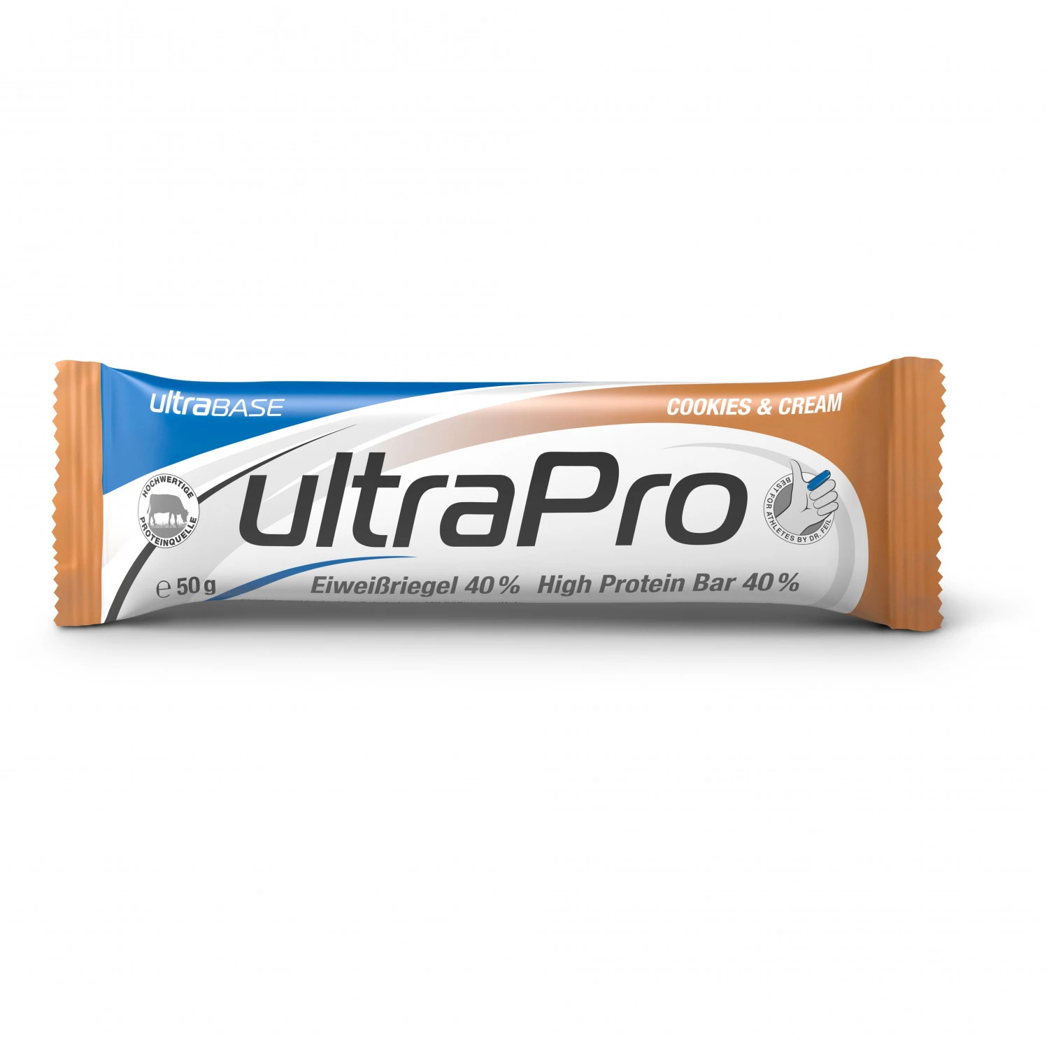 UltraPro 40 % Eiweiß Cookies & Cream - Recoveryriegel 1 UltraPro 40 % Eiweiß Cookies & Cream - Recoveryriegel