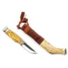 Knife With Curly Birch Sheath 7.7 - Messer